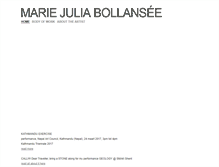 Tablet Screenshot of mariejuliabollansee.be